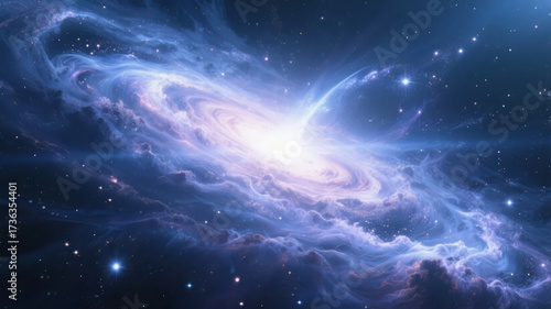 Universe nebula starry sky exploration sci-fi background