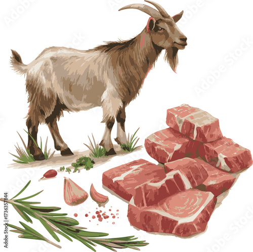 Goat and goat meat Eid-ul-Azhar