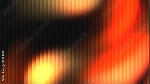 Blurred vertical bars in shades of orange and black for backgrounds, fractal glass gradient animation background