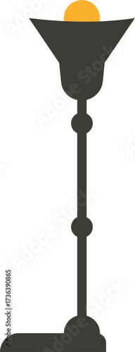 Adjustable desk lamp illustration