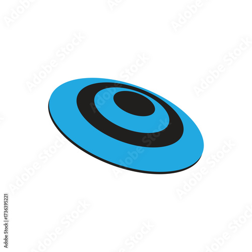 frisbee   logo icon illustration flat