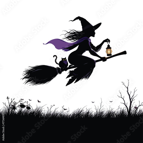 vector illustration of a halloween background