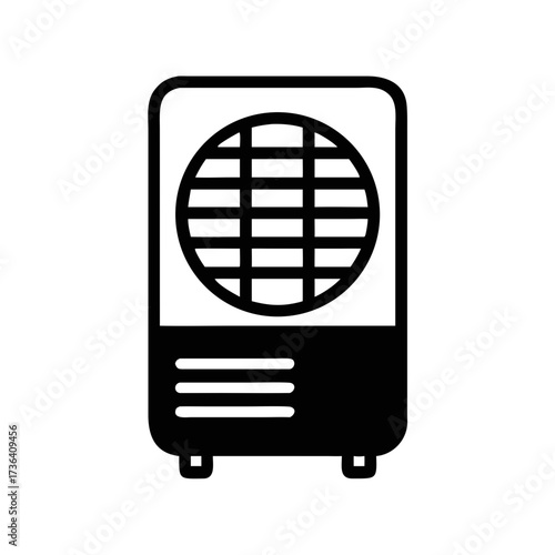 Air cooler isolated on a transparent background
