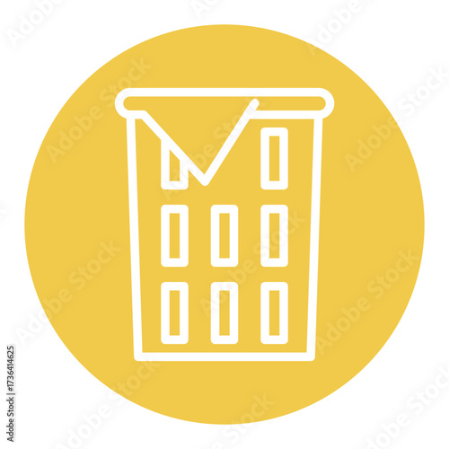 Clothes Basket Vector Icons