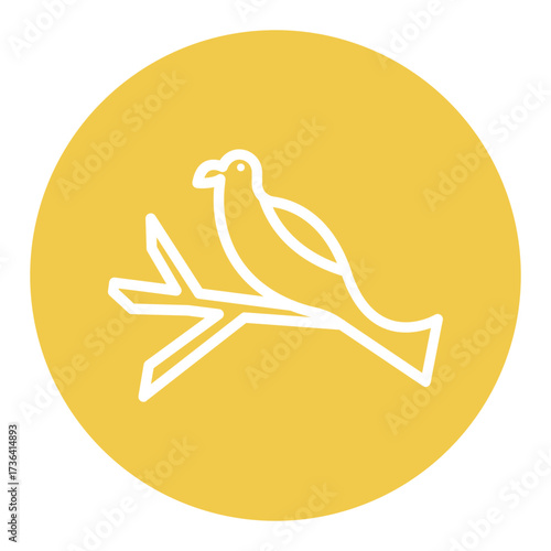 Papier peint Spring Birds Vector Icons