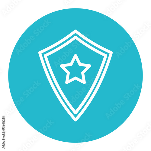 Police Shield Vector Icons