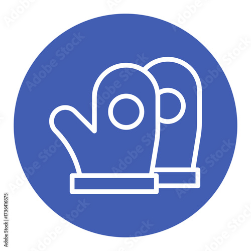 Mitten Vector Icons