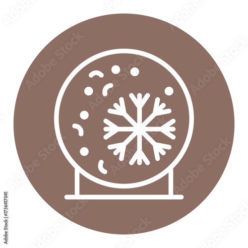 Snow Globe Vector Icons