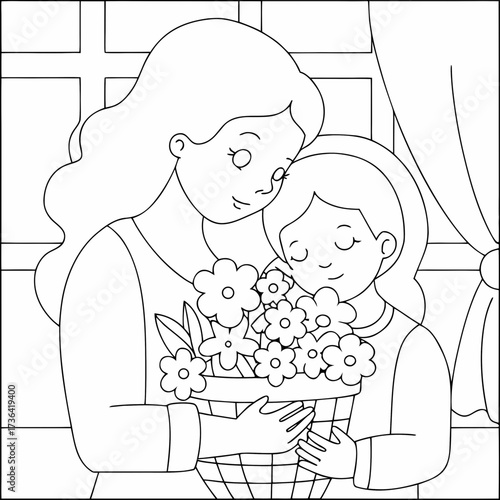 Mother Daughter Flowers