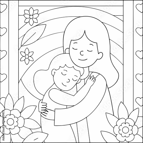Mother Child Hug