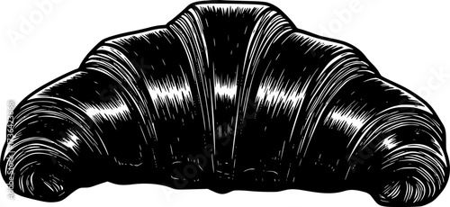 vector croissant icons

