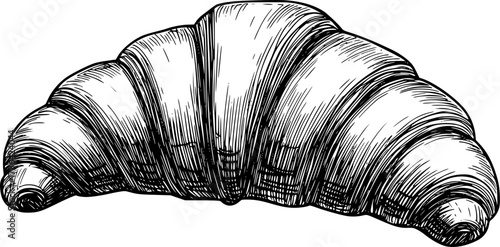 vector croissant icons
