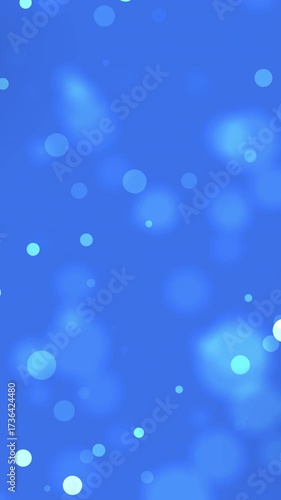 Light Blue Bokeh Background - Sparkling Light Particles for Calming and Cheerful Designs
