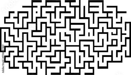 vector square maze puzzle
