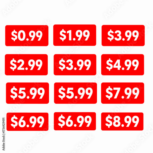 Price Promotion Graphics for Online and Offline Stores
