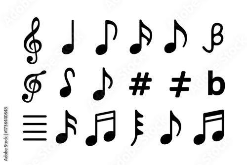 Musical Notation Symbols A Collection of Graphic Icons for Music Composition and Education