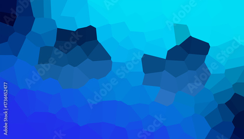 Abstract blue geometric triangle cube background design