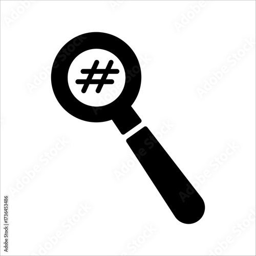 Hashtag icon logo design. Hashtag signs and symbols