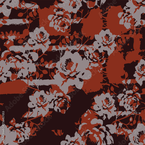 multi colored decorated hand drawn rendered traced embraided ornamental all over base background. repeat pattern geometrical texture border ethnic tribal creative design	