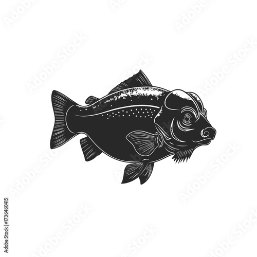 fish isolated on white