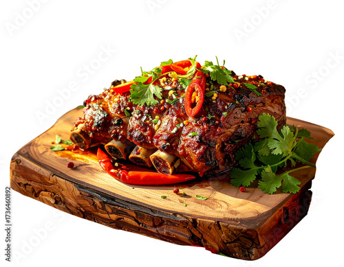 Spicy Lamb Rogan Josh with Festive Indian Table Elements