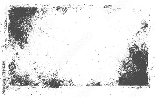 Grunge border texture background. Abstract frame overlay.Vector dirty edge frame grunge texture vintage grunge frame for your design.black ink brush painting blank frame border picture artistic grunge