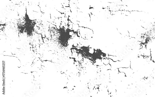 black and white abstract Cracked Surface grunge and distressed Texture for Creative splatters textured background.Crack and scratched grunge dust wall urban background texture vector. 