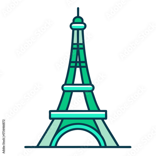 eiffel tower vector