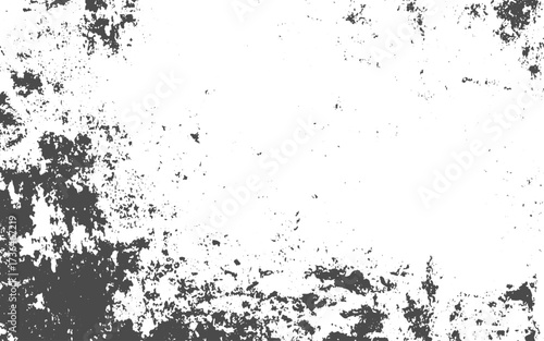 Monochrome texture composed of irregular graphic elements. Overlay for interesting effect and depth.Vector grunge abstract texture. Stylish modern background for different print products. 