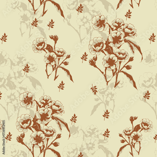 multi colored decorated hand drawn rendered traced embraided ornamental all over base background. repeat pattern geometrical texture border ethnic tribal creative design	