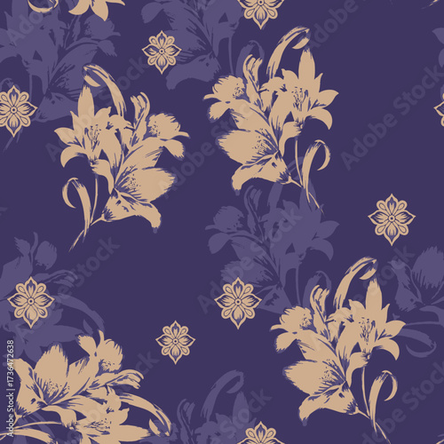 multi colored decorated hand drawn rendered traced embraided ornamental all over base background. repeat pattern geometrical texture border ethnic tribal creative design	