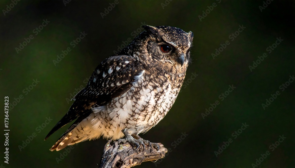 Fototapeta premium Owl perched on branch