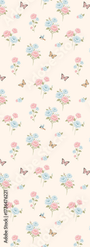 Assorted Hand painted Floral And Animal Patterned Decorative Paper Collection