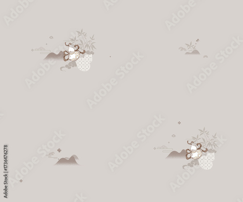 Assorted Hand painted Floral And Animal Patterned Decorative Paper Collection