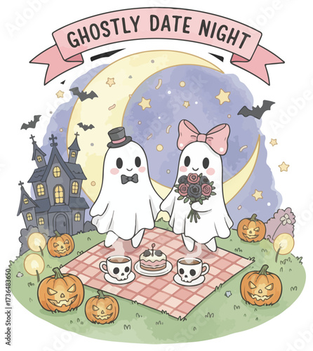 Ghost Date Night Halloween