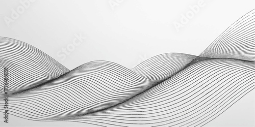 Abstract vector illustration of a gray textile pattern with detailed macro lines and curves