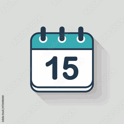 Calendar Date 15 Icon, Calendar, Date, Day15, Schedule, Appointment, Event, Planner, Reminder, Month, Agenda, Deadline, TimeManagement, Organizer, Daily, Weekly, Monthly, Yearly, Countdown, Notificati