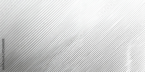 Lines create a mesmerizing pattern in shades of white, evoking a sense of calm and simplicity