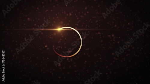 Happy New Year 2026 video animation with dynamic particles