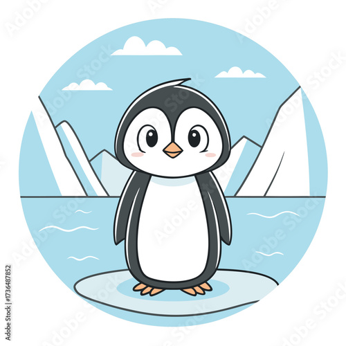 Penguin, Animal, Bird, Arctic, Wildlife, Cute animal, National day, Cold, Nature, Antarctic (3).eps