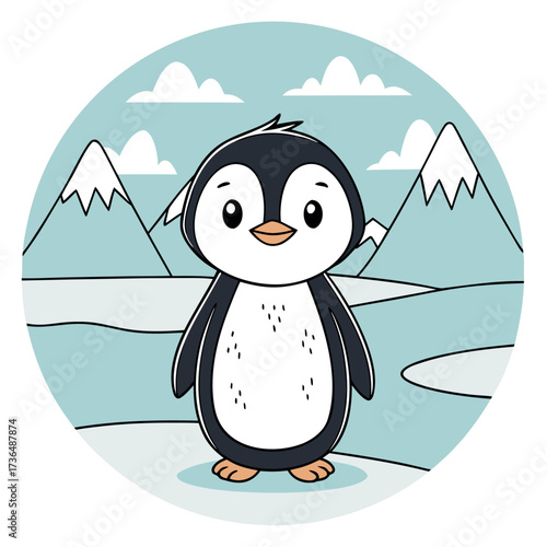 Penguin, Animal, Bird, Arctic, Wildlife, Cute animal, National day, Cold, Nature, Antarctic (4).eps