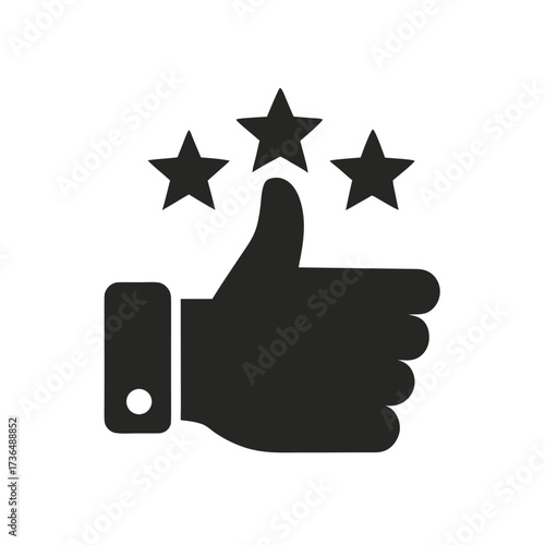 **Title: Thumbs Up Star Rating Icon Design**

Keywords: approval, rating, thumbs, stars, positive, feedback, like, review, success, quality, endorsement, satisfaction, praise, icon, design, graphic, e