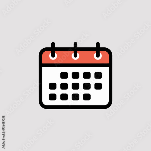 calendar, icon, date, schedule, planner, reminder, event, time, organizer, month, day, year, flat, minimal, vector, design, UI, UX, app, web, interface, symbol, graphic, illustration, template, digita