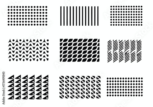 Abstract shape set design. Decoration set. Element design set.


