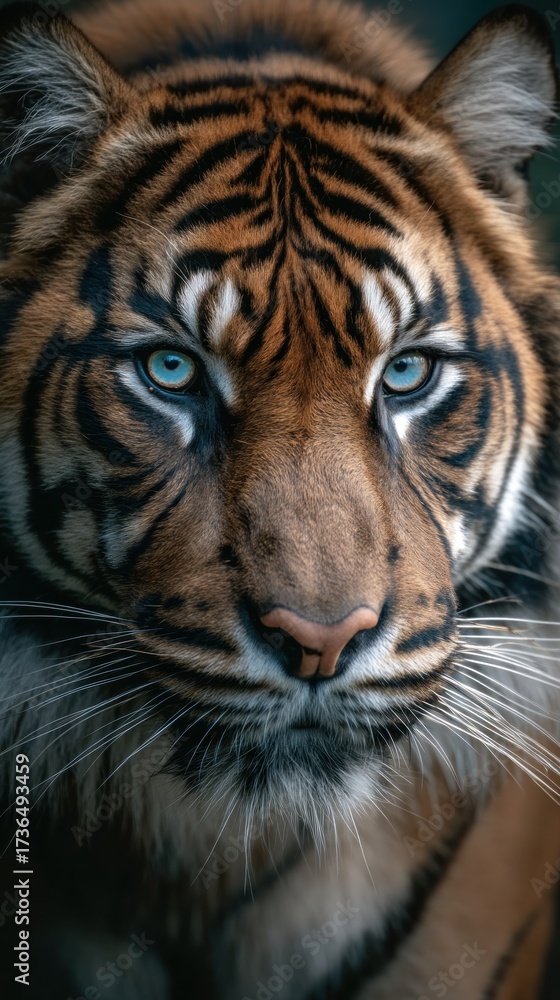 Fototapeta premium Close up of a tigers face