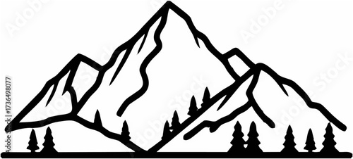Mountain landscape Vector.eps