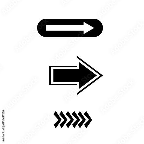 black arrows