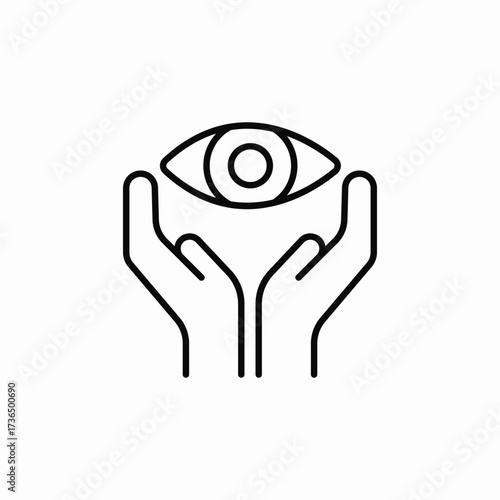 eye care icon sign vector