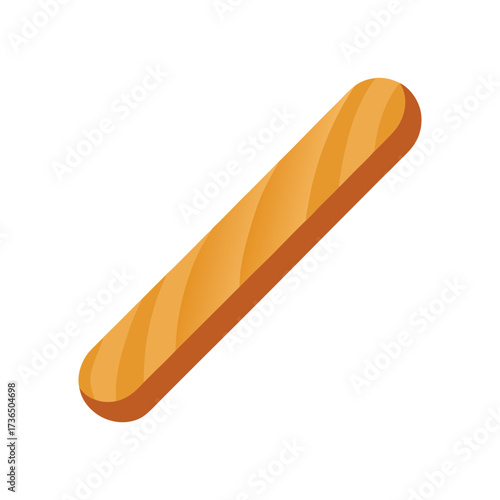 Churro Long Cylinder Vector Art