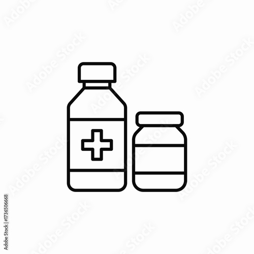 medicines pills icon sign vector